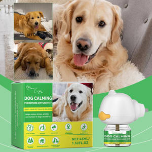 Label Plug-In Pet Training Calming Feromonas Difusor Recambios Kit para el estrés del perro y la separación Alivio de la <span class=keywords><strong>ansiedad</strong></span> - Product Image 2