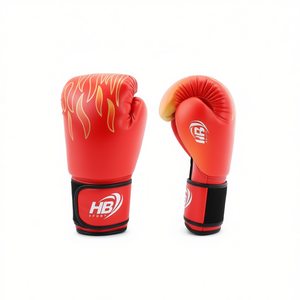 Gants de boxe Flame J-19 pour adultes, tricolores, pour l'entraînement et la compétition - Product Image 1