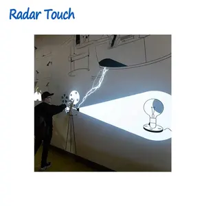 Radar dokunmatik projektör sihirli duvar kiti büyük ekran olaylar için interaktif lidar dokunmatik projeksiyon ekran sensörü SDK yazılımı ile