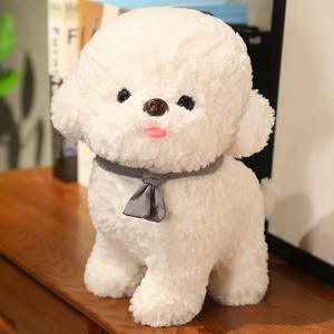 Toptan PP pamuk beyaz kahverengi yeni sevimli peluş oyuncak yavru bebek yaratıcı köpek bebek doğum günü hediyesi çocuk mevcut doğum günü hediyesi - Product Image 5