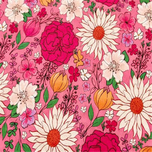 Изумительный цветочный дизайн, моющаяся хлопковая ткань с хорошей текстурой и тигром для украшения дома, платье - Product Image 3