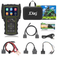 JDiag-herramienta de diagnóstico de motocicleta M100 Pro, escáner OBD2, probador de batería, 2 en 1