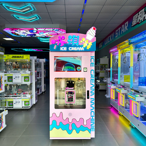 Máquina Expendedora Automática de Helados Cuadrada Naughty Dog con Opciones de Leche y Frutas para Restaurantes, 1 Año de Garantía, 230-115V - Product Image 1