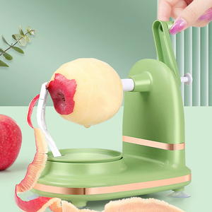 Éplucheur de fruits manuel multifonctionnel à <span class=keywords><strong>manivelle</strong></span>, couteau à poire, machine à éplucher, éplucheur d'orange manuel multifonction - Product Image 4