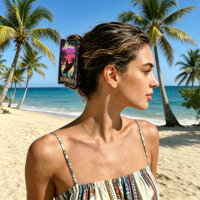 Pince à cheveux hawaïenne personnalisée DongDong pour la routine quotidienne, coucher de soleil, Aloha, fille surfeuse, pince à cheveux hawaïenne en acétate de haute qualité
