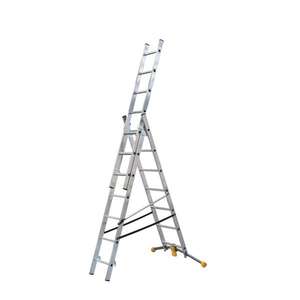 GIERRE - AL405HHL Echelle combinée à 3 sections en aluminium avec système de réglage à pédale-EAN 3700867909207 LADDERS - Product Image 4