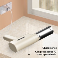 Machine à pâtes électrique automatique multifonctionnelle fantaisie, sans fil, rechargeable, portative, économique, écologique, pour la santé et le fitness domestique