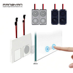 12V 5A 60W Reproducción de música Interruptor de atenuación LED de detección táctil de doble botón para espejo de luz de baño - Product Image 1