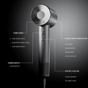 New Professional High-speed Bladeless Hair <b>Dryer</b> Household Brushless DC Motor Hair <b>Dryer</b> 1600w Hair Care Multi-gear Adjustment - Product Image 5