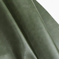 Tela de Cuero Sintético PVC Bicolor Vintage a Precio de Mayoreo para Muebles, Sofás y Sillas, Cuero Sintético Encerado para Tapicería