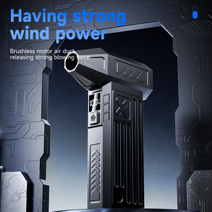 Ventilador de Mano Plegable sin Aspas Violent Turbo Mini para Camping y Exteriores, Funciona con Batería, 130,000 RPM, Alta Velocidad, Sin Escobillas, Antipolvo - Product Image 1