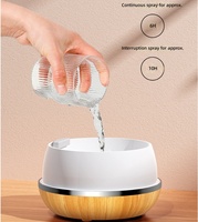 Nouvel humidificateur en plastique en forme de citrouille, silencieux pour la maison, grande capacité de brume, machine d'aromathérapie USB, purification de l'air, lumière colorée