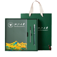 Ensemble cadeau de carnet personnalisé de style chinois, journal de qualité supérieure pour une écriture fluide, souvenir de vacances d'entreprise, cadeaux d'hôtel d'affaires
