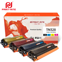 Cetak-Rite TN328 TN-328 Cartridge IJ Toner dengan Chip-kompatibel untuk Konica Minolta bizhub C250i C300i C360i printer