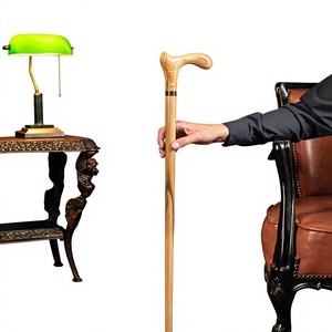 Bastón de Madera Moderno Hecho a Mano de Alta Calidad para Venta al por Mayor 2026, Diseño Personalizado, Tacto Real, Decoración del Hogar - Product Image 1