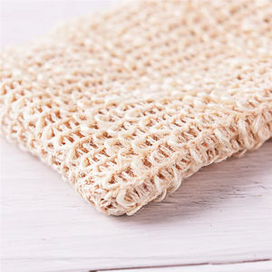 Bolsas de malla de sisal al por mayor para jabones, bolsas de malla para baño y ducha, paños de limpieza ecológicos - Product Image 3