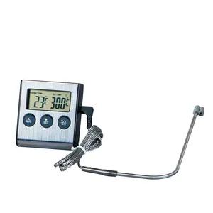Высокое качество изготовления на заказ бытовой высокоскоростное универсальное точность цифровой кулинарный термометр с таймером