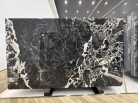 PerfectStone Pierre de marbre noir Calacatta naturelle de luxe, écologique, personnalisée pour les projets de construction