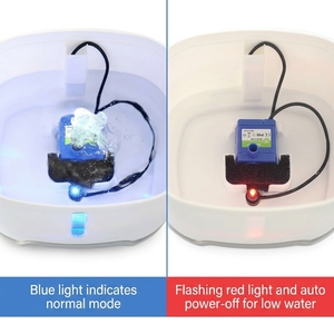 Pompe à eau submersible silencieuse JSD USB DC5V pour fontaine à eau pour animaux de compagnie, protection contre la surchauffe, LED, IP68, pour fontaine à eau pour chat et chien - Product Image 6