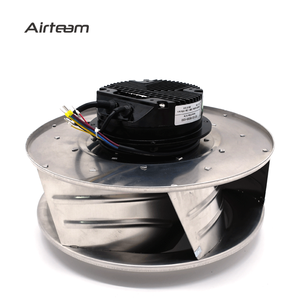 ใบพัดอะลูมิเนียมแบบมีมอเตอร์400มม. EC เสียงรบกวนต่ำสำหรับ Ahu - Product Image 3