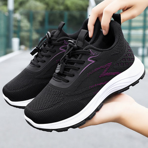 Zapatillas Deportivas Casuales Transpirables con Suela Suave para Mujer, Calzado Cómodo de Fábrica para Caminar - Product Image 2