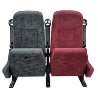 LEADCOM L-C01 Sièges de cinéma pliables modernes en tissu avec cadre en acier pour la vente
