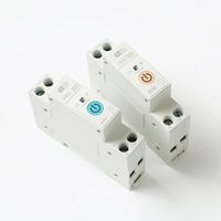 Disjoncteur intelligent TUYA WiFi sans fil avec minuterie, compteur d'énergie KWH, télécommande et protection contre les surtensions 40A