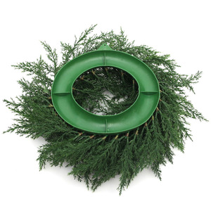 Une couronne décorative en plastique, prix d'usine, vente en gros, plantes décoratives, fleurs et usage extérieur, pour noël, vente en gros - Product Image 6