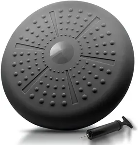 Vendite calde miglior fornitore balance cushion personalizzato gonfiabile Wobble Board Balance Disc con pompa a mano