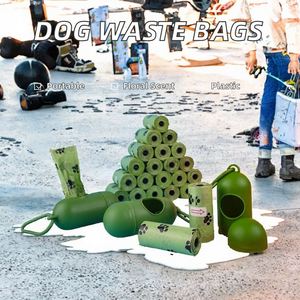 Sacs à déjections canines écologiques portables en gros d'usine, en stock, avec distributeur personnalisé, sacs en plastique pour déjections d'oiseaux, 1000 unités - Product Image 2