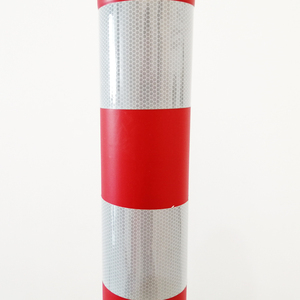 Postes de Seguridad para Carreteras, de Acero y PE, Rojos y Blancos, de 50/80/120 cm - Product Image 4