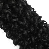Offre Spéciale 14 pouces 18 pouces en gros bouclés crochet tresse freetress gogo curl crochet cheveux gris ombre crochet cheveux