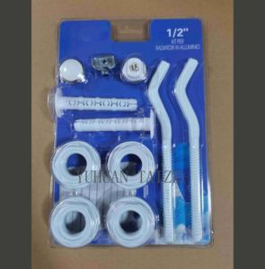 Ensembles de raccords de radiateur 11 éléments Kit de montage de radiateur Systèmes CVC Accessoires de radiateur de chauffage en aluminium - Product Image 1