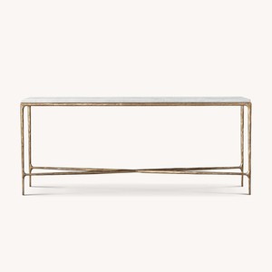 إطار حديدي من الرخام الطبيعي الفريد الصناعي قابل للتمديد ضيق من الذهب غرفة المعيشة في مدخل المنزل - Product Image 1