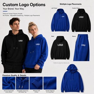 Sudadera con Capucha Unisex Personalizada con Logotipo, Tejido de Punto Suave Premium, Sudadera ODM para Impresión de Ropa de Marca OEM - Product Image 2