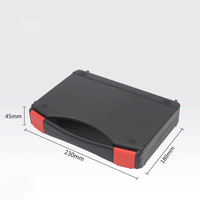 Mallette à outils en plastique Mallette pour instruments de sécurité Boîte extérieure avec logo de support en mousse prédécoupée