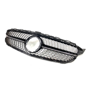 <strong>Chrome</strong> Car Hood Grill Facelift Diamond Front Bumper Grille for Mercedes Benz <strong>C</strong> <strong>CLASS</strong> W205 2019 - Product Image 2