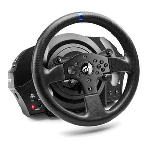 Volant et pédalier Thrustmaster pour simulateur de course, compatible avec 4 T300Rs GT Edition, frein à main filaire noir, modèle 0705849 - Product Image 5