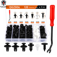 Huo'shen – Nouvel ensemble de 120 attaches et clips de fixation en plastique pour pare-chocs automobiles avec garantie de 12 mois – Système de fixation rapide pour voiture