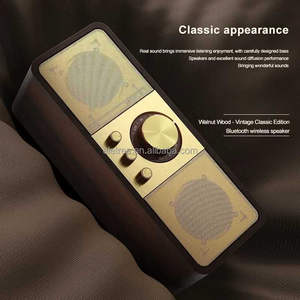 <span class=keywords><strong>Radio</strong></span> FM de Madera con Sonido Nostálgico, Estéreo de Alta Fidelidad, Receptor Inalámbrico de 3000 mAh, Radios Retro con Bluetooth y Tarjeta TF - Product Image 4