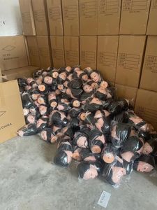 Tête de mannequin féminine pour la formation en cosmétologie, 24-26 pouces, cheveux synthétiques non remy, style droit, réaliste, pour le tressage, la teinture, la permanente - Product Image 6