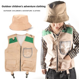 Costumes de jeu d'imitation pour enfants : Gilet et chapeau d'explorateur, Gilet cargo de safari, Kit d'<span class=keywords><strong>aventure</strong></span> en plein air pour garçons, Déguisement pour enfants - Product Image 5