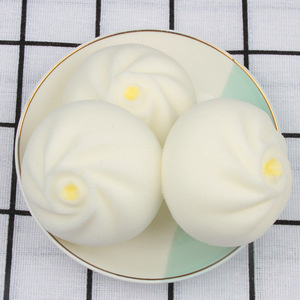 Jouet sensoriel anti-stress en forme de Baozi chinois, en PU à remontée lente, cadeau pour enfants et décoration intérieure - Product Image 4