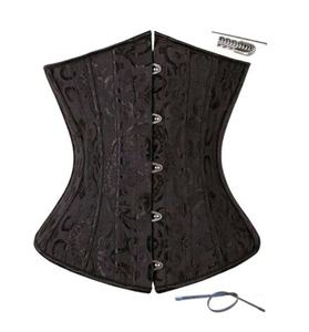 Corsets en Satin Jacquard de Style quotidien <span class=keywords><strong>pour</strong></span> femmes - Product Image 2