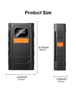 Arrancador de Coches de 1000A <span class=keywords><strong>con</strong></span> Batería de 8000mAh y 12V, <span class=keywords><strong>con</strong></span> Monitor Digital de Presión de Neumáticos y Compresor de Aire para Autos y SUVs - Product Image 4