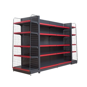 Vente en gros d'étagères de supermarché métalliques épaissi mère bébé magasin pharmacie papeterie matériel de pêche trou conseil affichage usine - Product Image 1