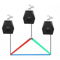 Boule LED suspendue pour mariages, KTV, bars, équipement d'éclairage de scène 3D, lumière suspendue