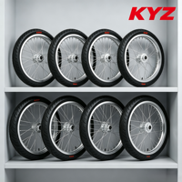 Pneu de remplacement tout-terrain KYZ Premium 17 pouces noir argenté pour moto électrique Surron Light Bee S1