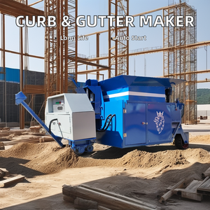 नए 1 साल की वारंटी रोड कर्बिंग मशीन कंक्रीट सीमेंट मशीन के साथ एक्सट्रूडर को एक्सट्रूडर - Product Image 2