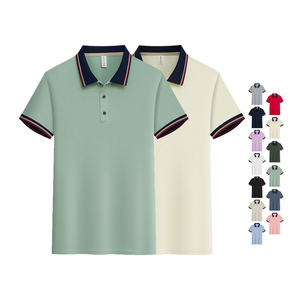 <span class=keywords><strong>Polo</strong></span> Homme <span class=keywords><strong>Prix</strong></span> Usine 200g/m² Uni et Vierge avec Impression Logo Personnalisé pour Tenue Décontractée - Product Image 1
